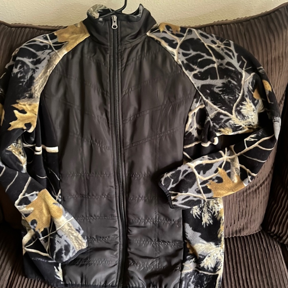 black and camo jacket